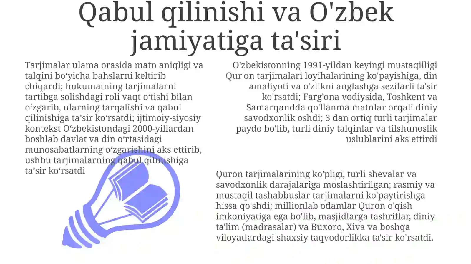 O'zbekcha Qur'on tarjimalari 3