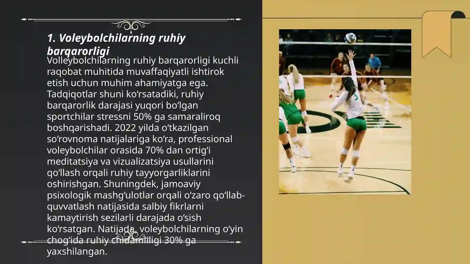 Voleybolchilarni manaviy irodaviy va psixologik tayyorgarligi 3