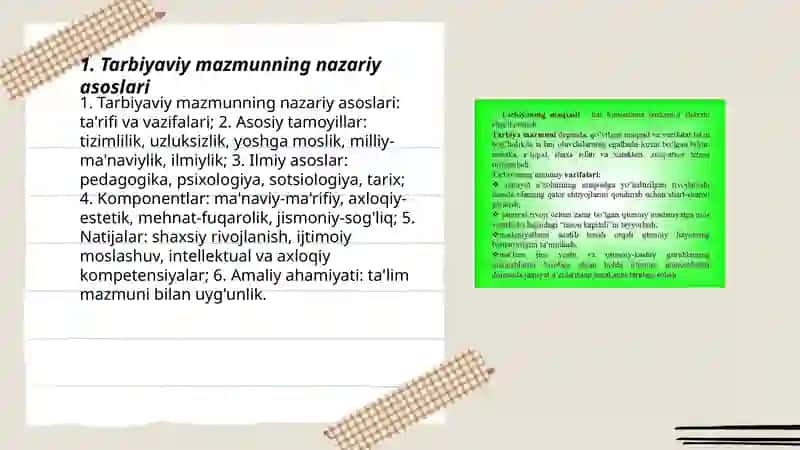 Tarbiyaning mazmuni 3