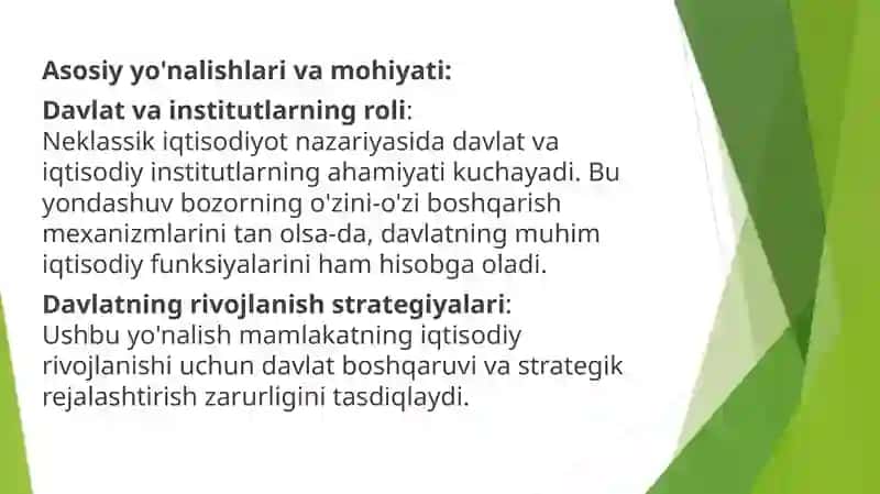 Neklassik intellektual yo'nalishi 3