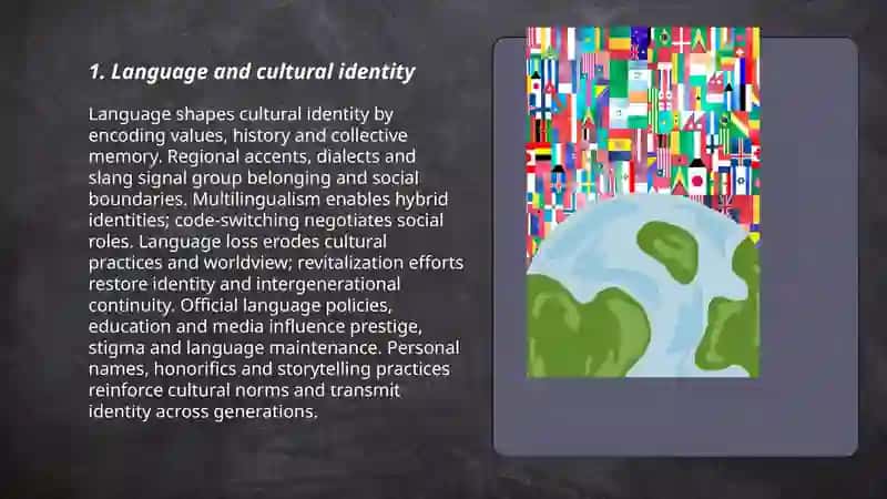 INTERACTION BETWEEN LANGUAGE AND CULTURE 3