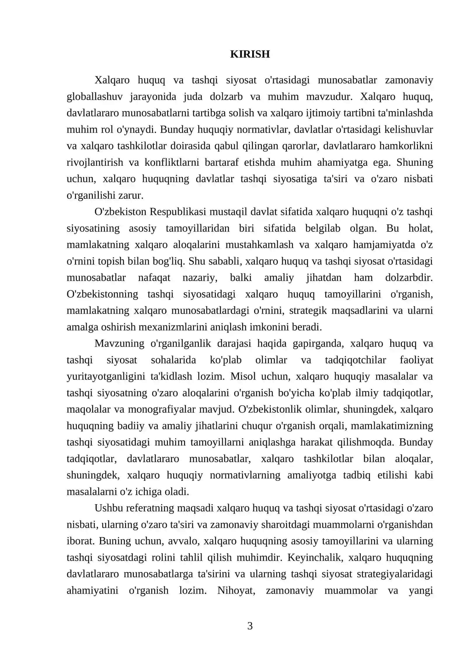 Xalqaro huquq va tashqisiyosatning ozaro nisbati 3
