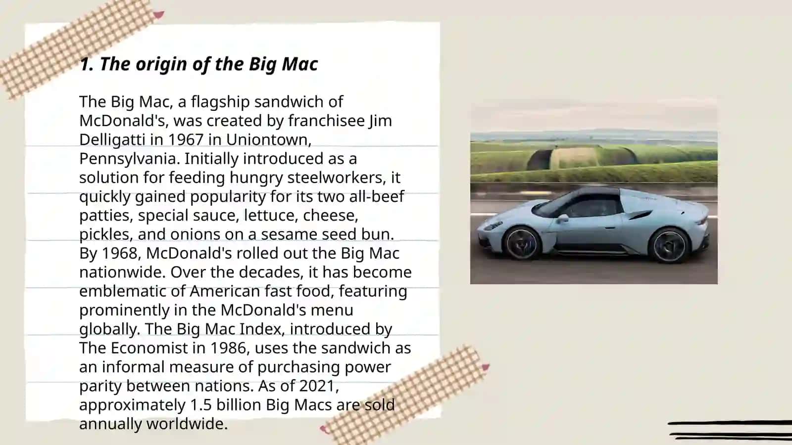 Interesting facts about Mc Donald's 3