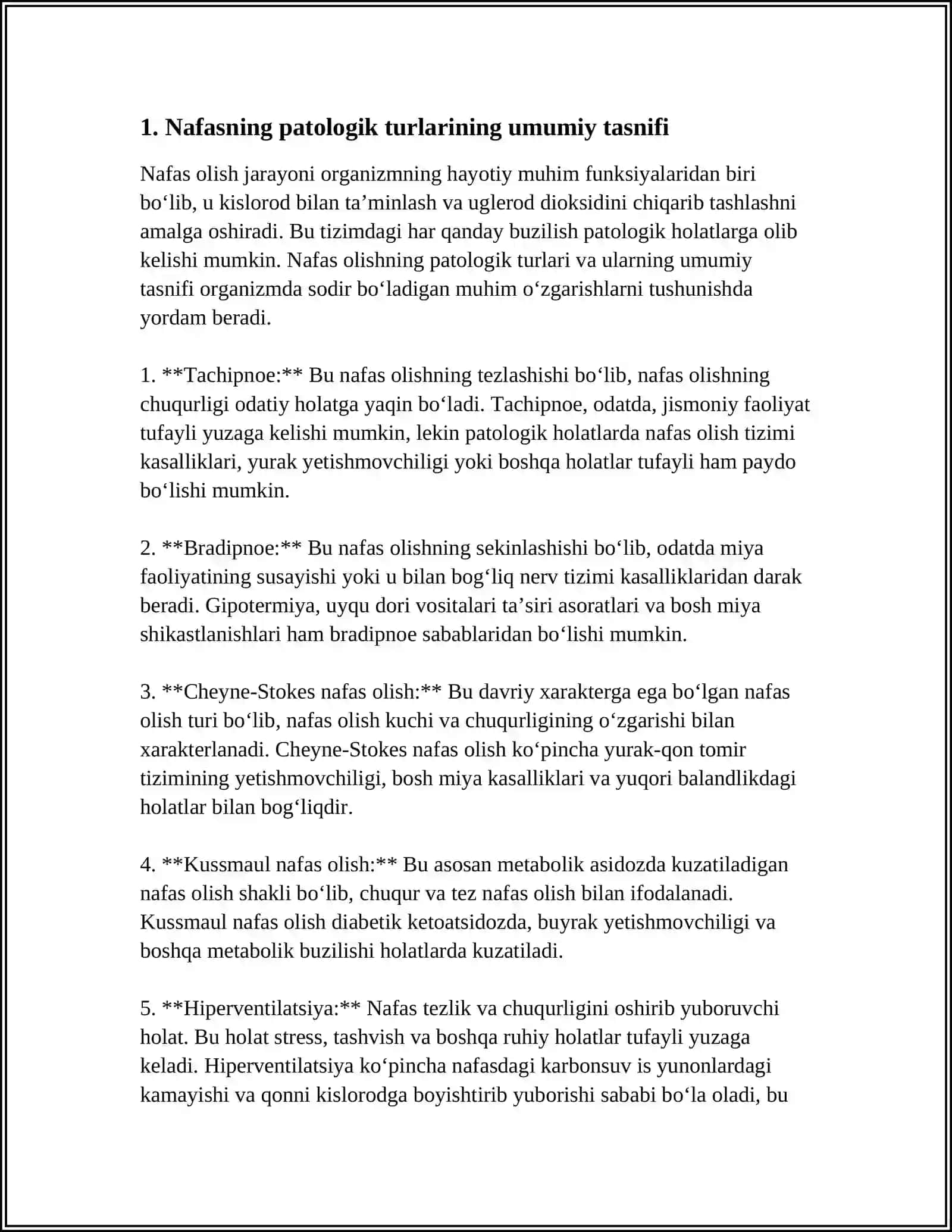 NAFASNING PATOLOGIK TURLARI 3