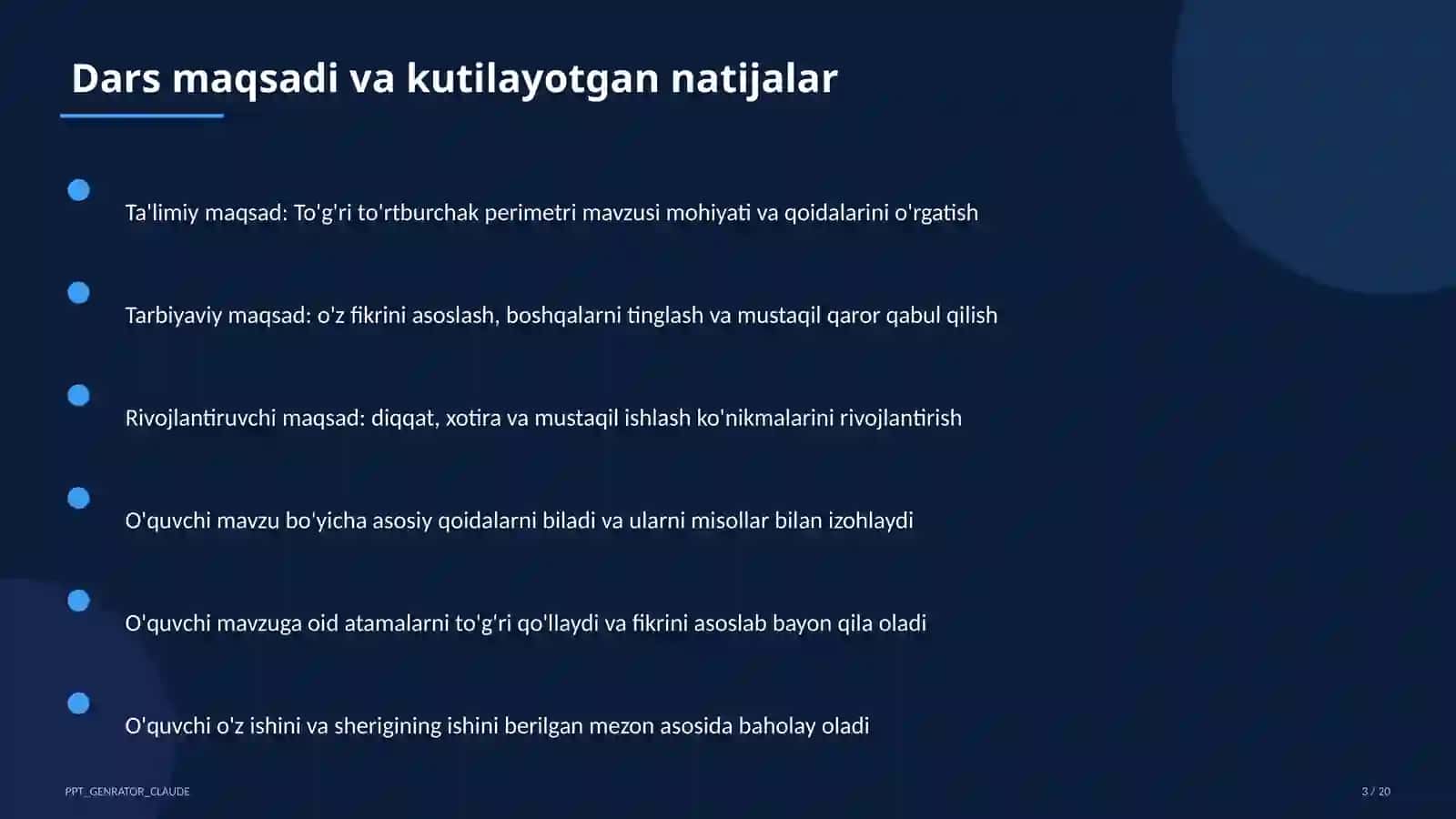 To'g'ri to'rtburchak perimetri (2-sinf) 3
