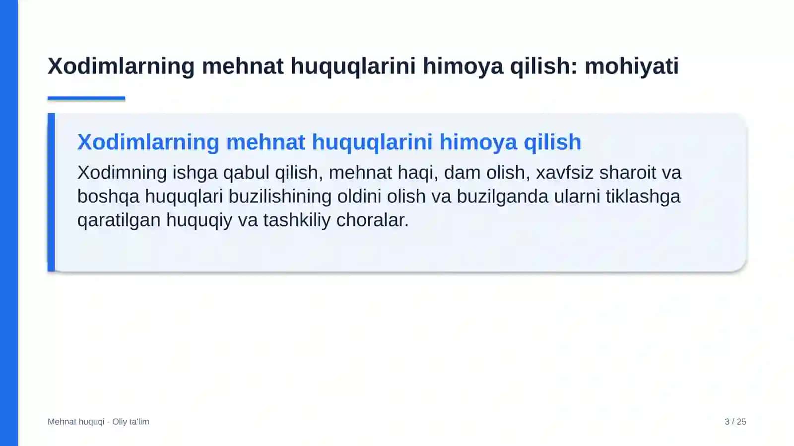 Yuk tashish kompaniyalarida xodimlarning mehnat huquqlarini himoya qilish 3