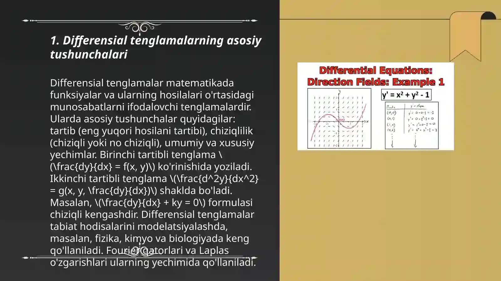Differensial tenglamalar 3