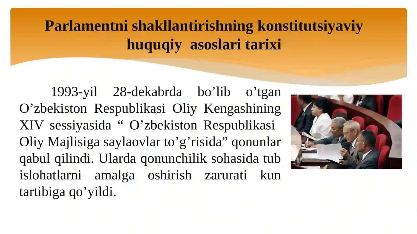 Yangi O’zbekistondagi parlament islohotlari zaruriyati, tajriba va muammolar 3