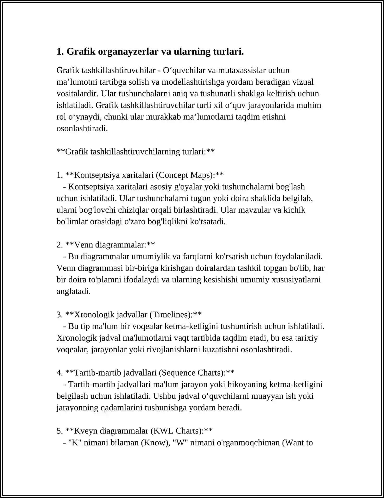 Grafik tashkillashtiruvchilar 3