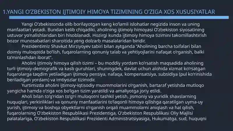 Ijtimoiy himoya tizimining ijtimoiy xavfsizlikdagi roli va tahliliy yondashuvlar 3