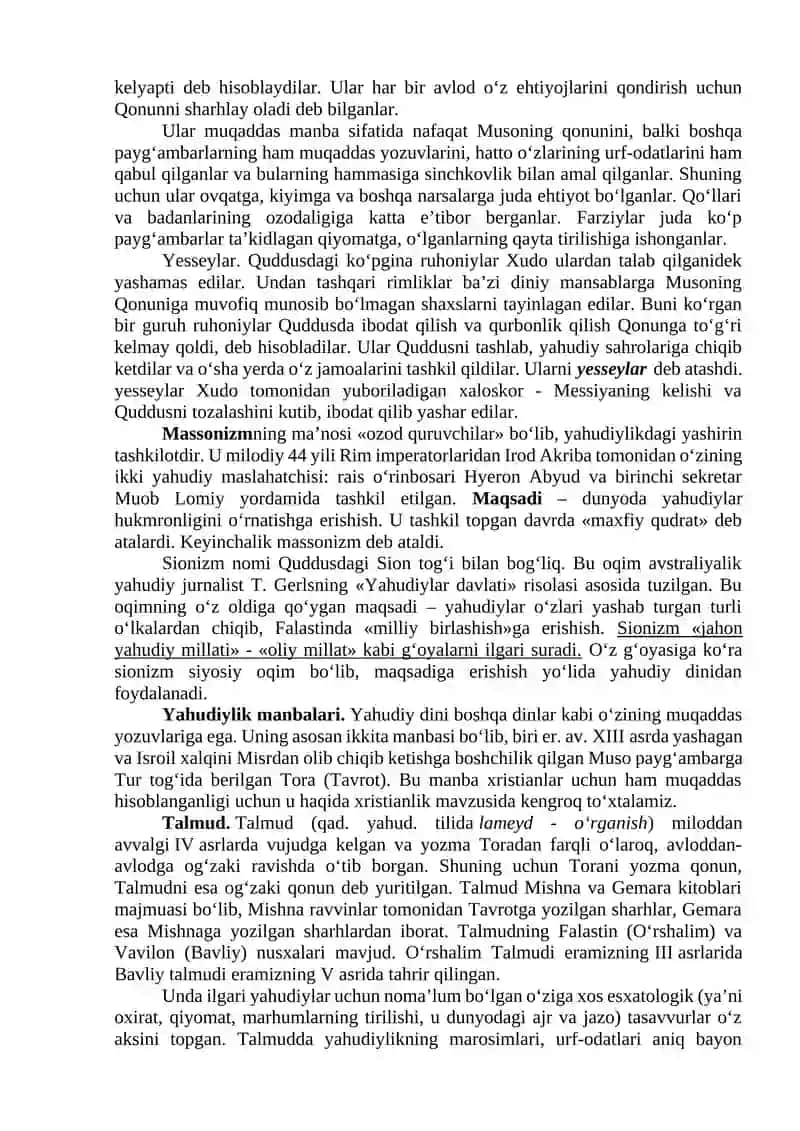 Mavzu. Milliy Dinlar 3
