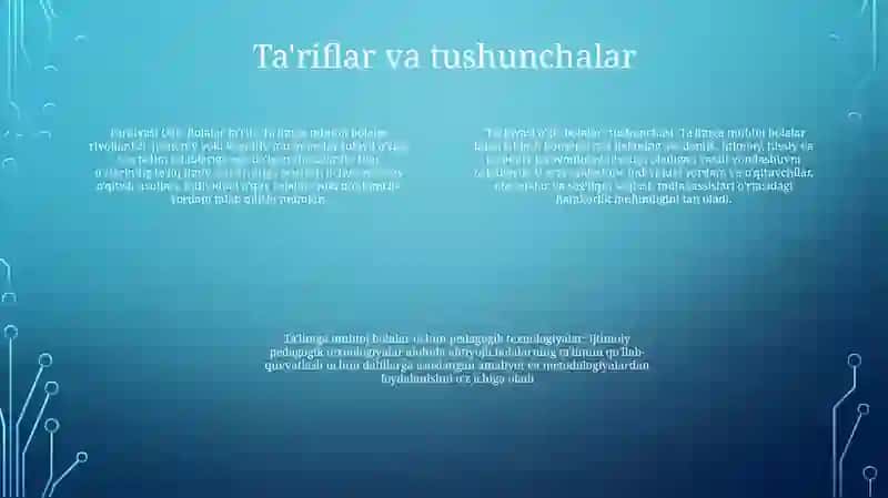 Tarbiyasi Oģir Bolalar Bilan Ishlashning Ijtimoiy Pedagogik Texnologiyalar 3