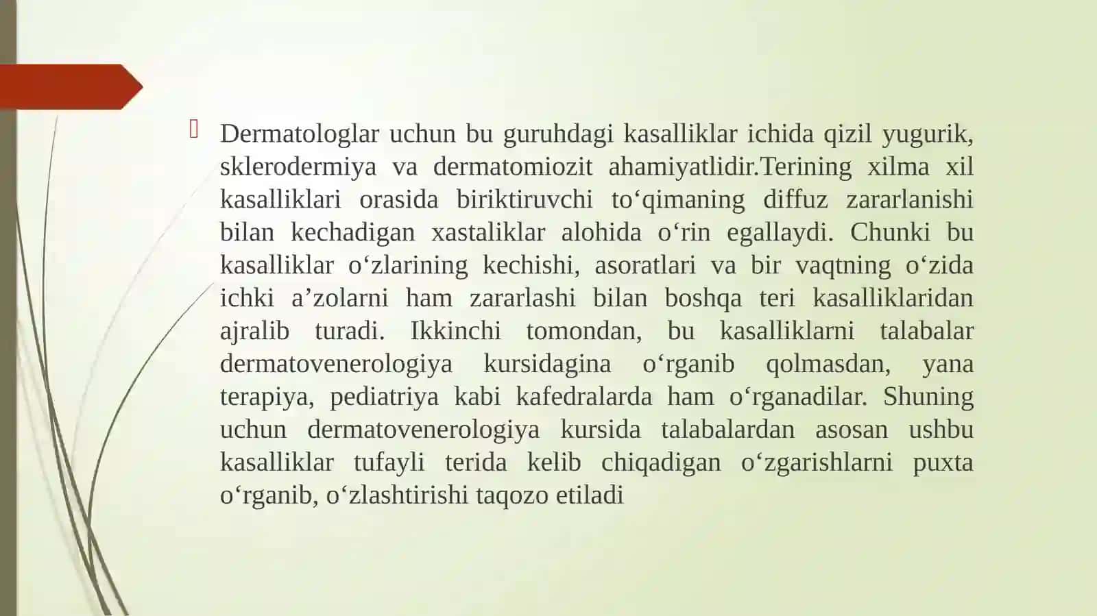 Kollagenozlarpatogenezivatashxisi,Glikozaaminoglikanlarningtibbiyotdaqo’llanilishi 3