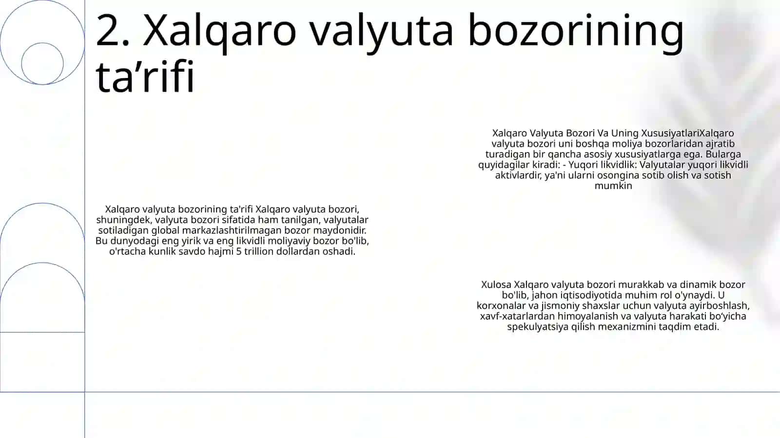 Xalqaro Valyuta Bozori Va Uning Xususiyatlari 3