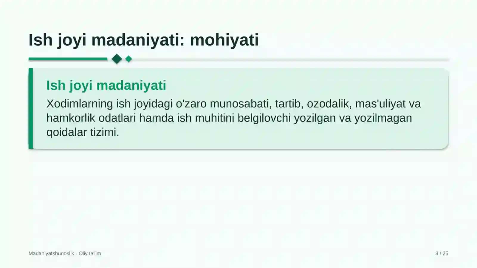 Elektronika sanoatida ish joyi madaniyati 3