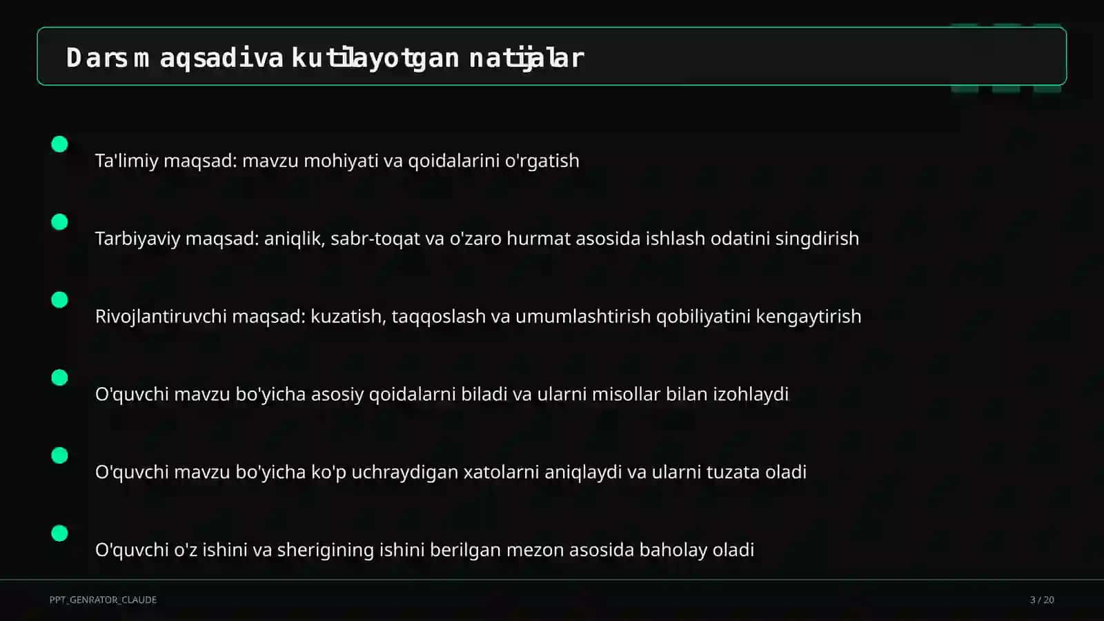 Insho yozish metodikasi: esse va maqola (11-sinf) 3
