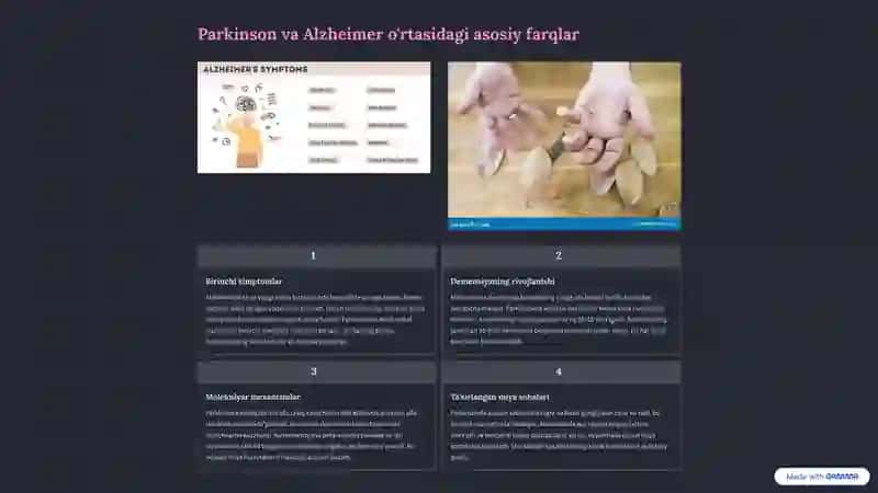 Parkinson va Alzheimer kasalliklari: Asr kasalliklari bilan kurash 3