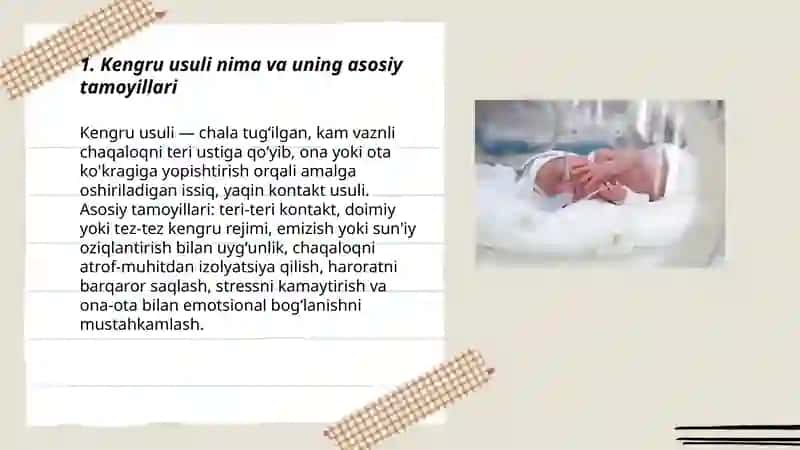 CHALA TUGʻILGAN CHAQALOQLARNI KENGRU USULIDA BOQISH 3