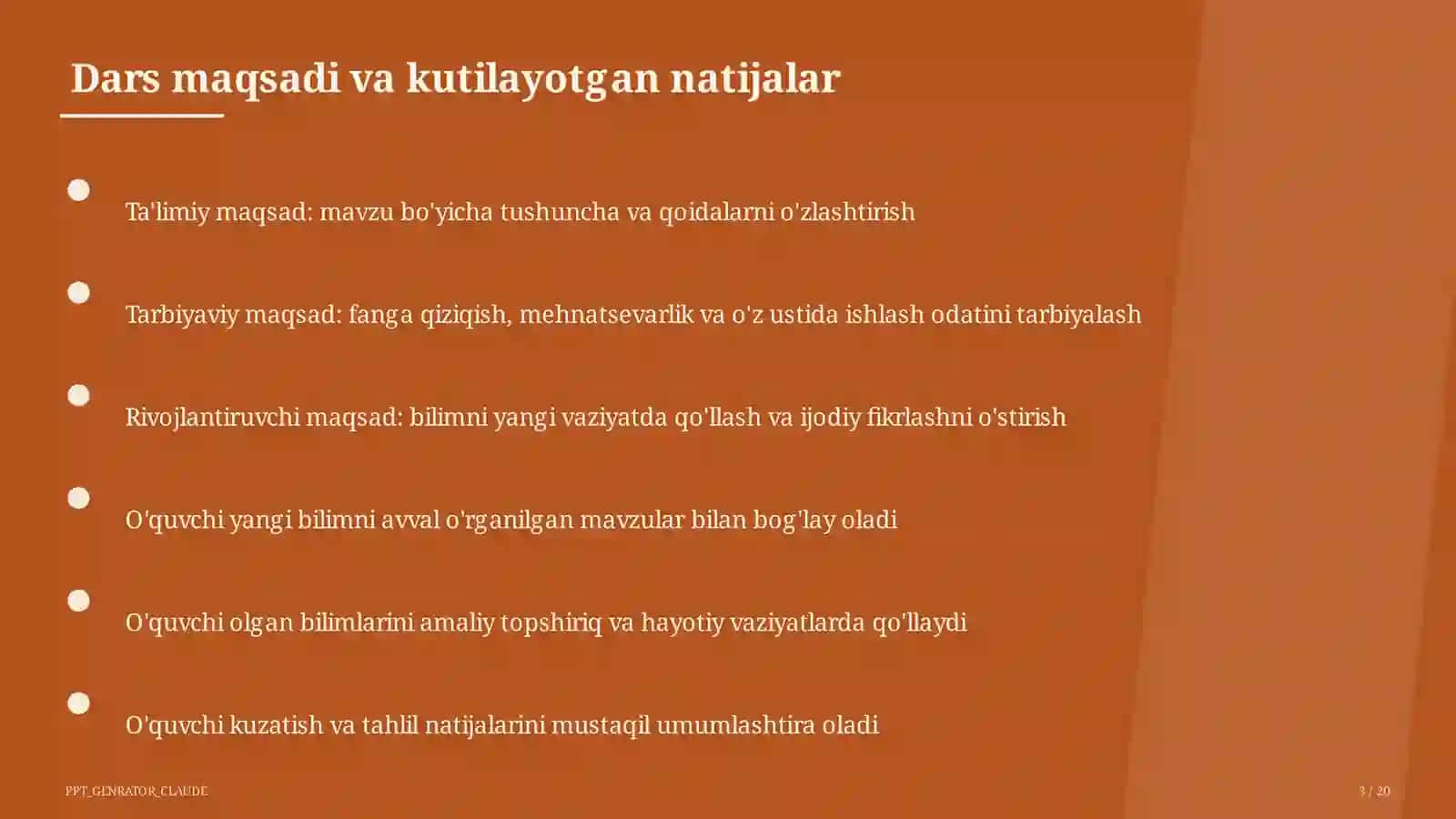 Otlarda son, egalik va kelishik (6-sinf) 3