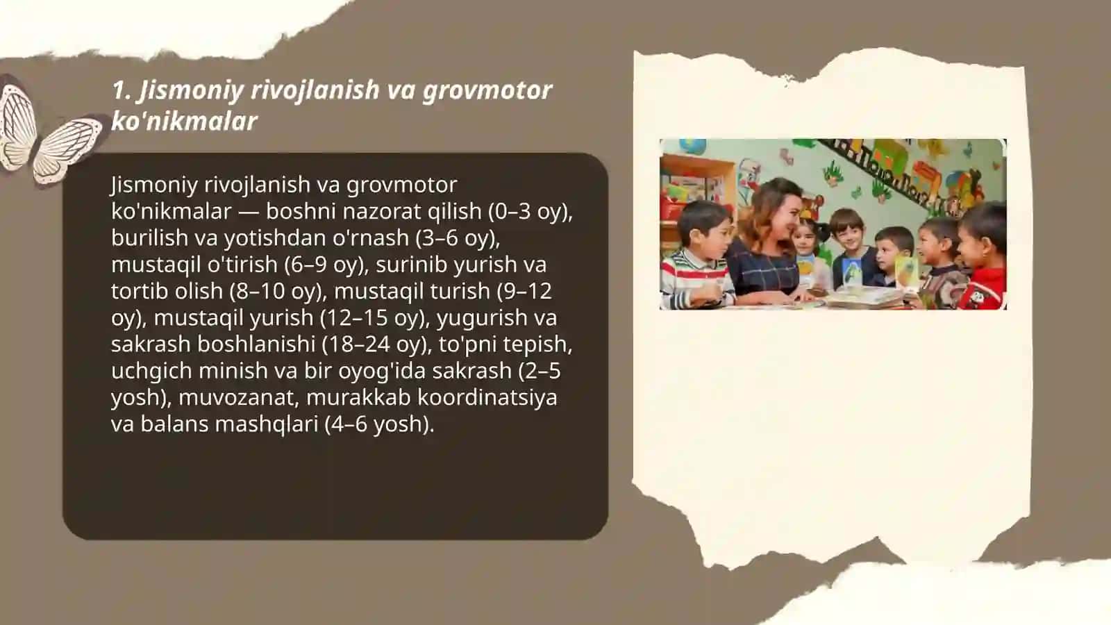 Bolaning rivojlanish sohalari va kompetensiyalari 3