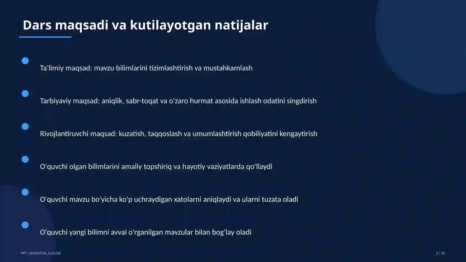 Mexanik tebranishlar va to'lqinlar (9-sinf) 3