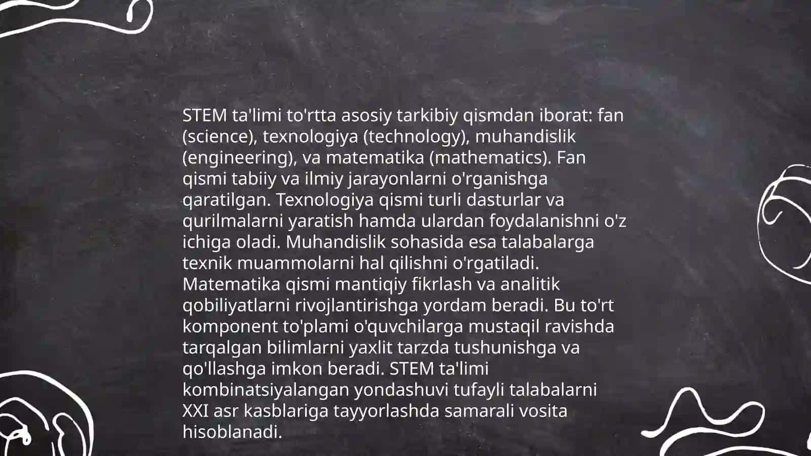 STEM ta'lim yondashuvi 3