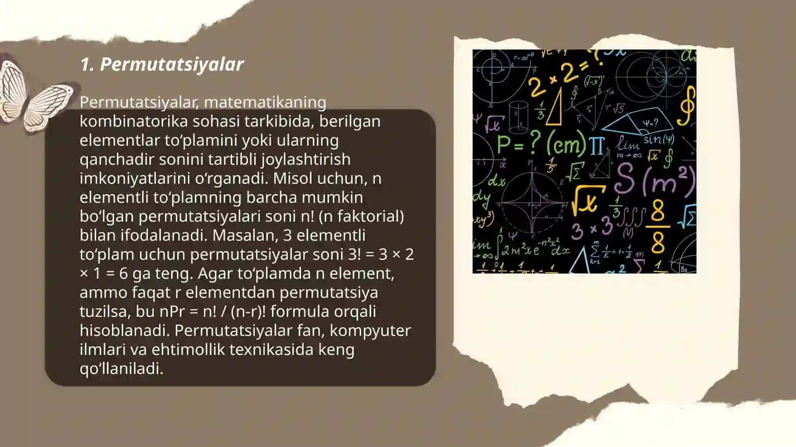 Permutatsiyalar 3