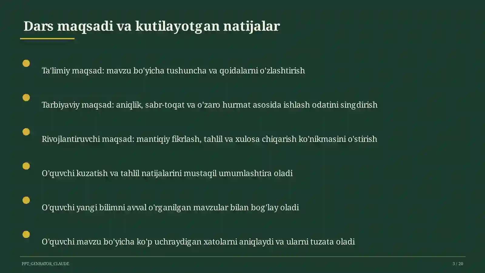 Bir o'zgaruvchili chiziqli tengsizliklar (8-sinf) 3