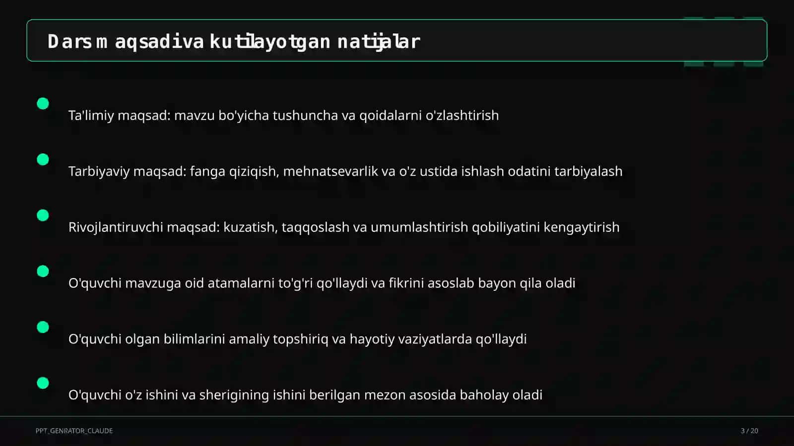 Ishlab chiqarish texnologiyalari va avtomatlashtirish (10-sinf) 3