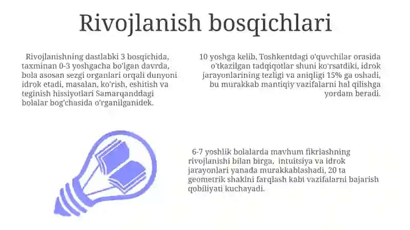 Intuisiya va Idrok Jarayonlarining Boshlangʻich Holati 3