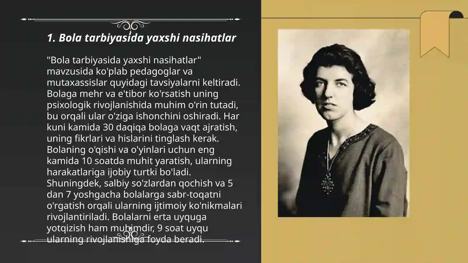 Bola tarbiyasida yaxshi nasihatlar 3