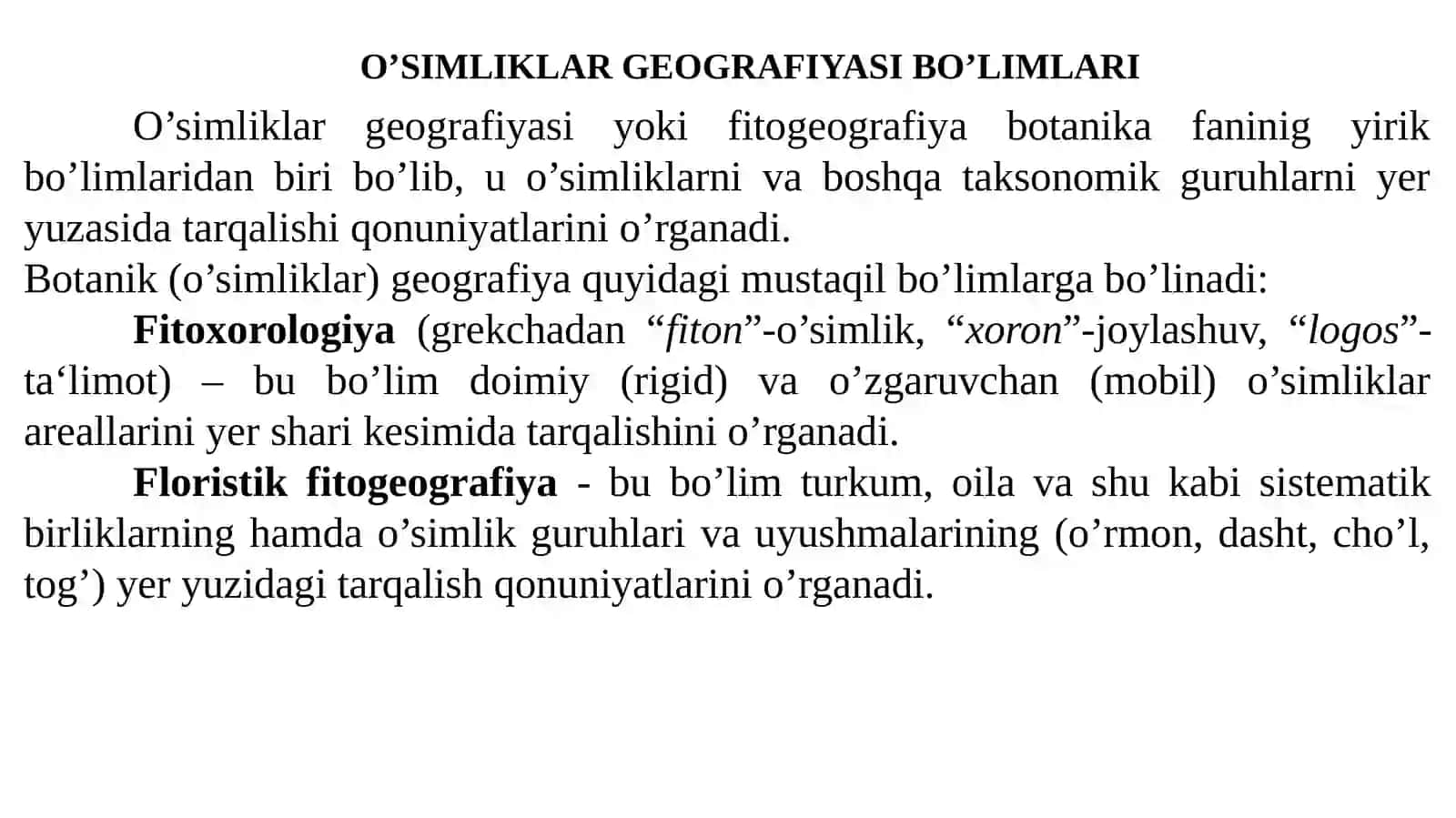 O’SIMLIKLAR GEOGRAFIYASI 3