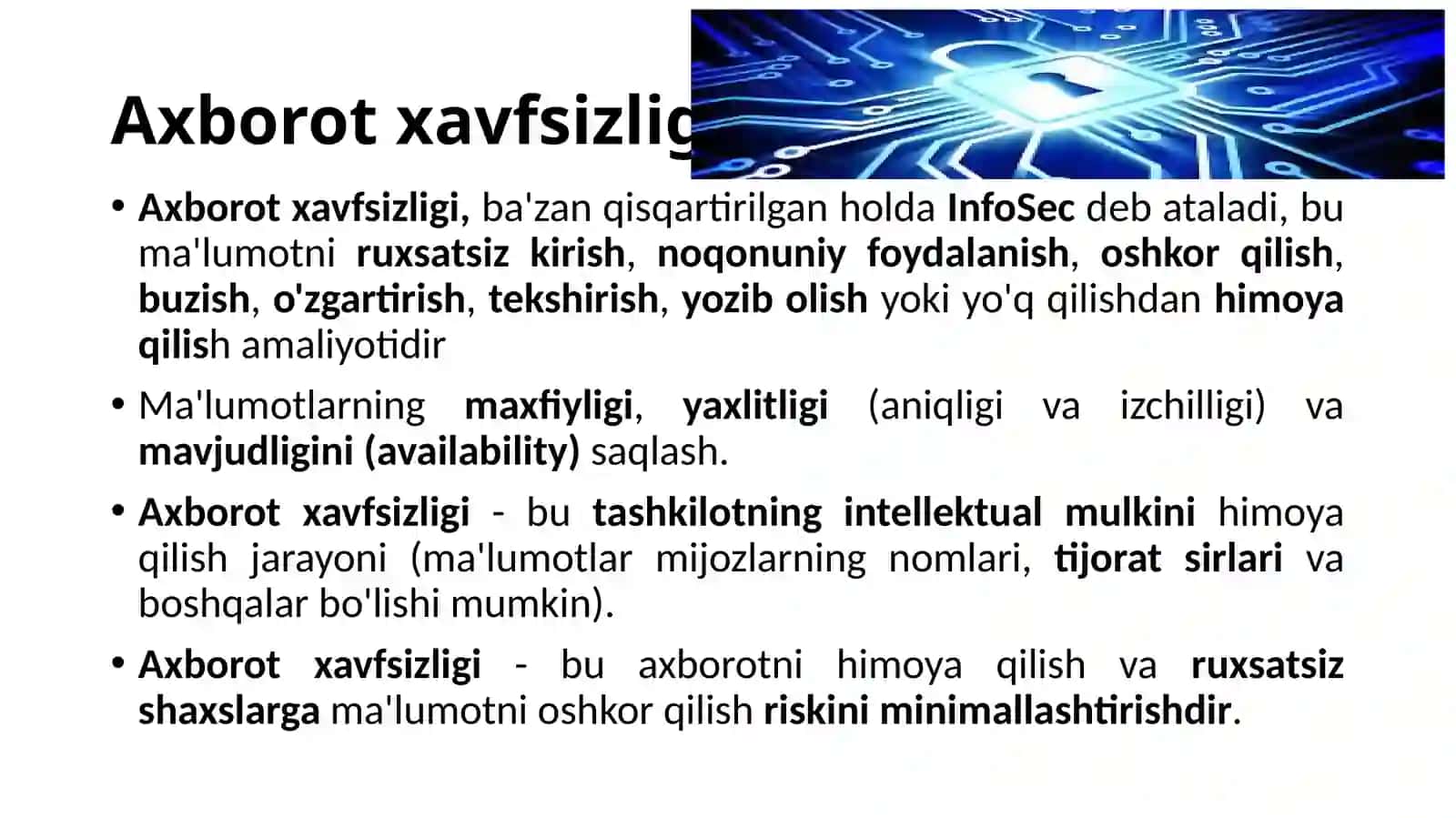 Kiberxavfsizlik arxitekturasi, strategiyasi va siyosati 3
