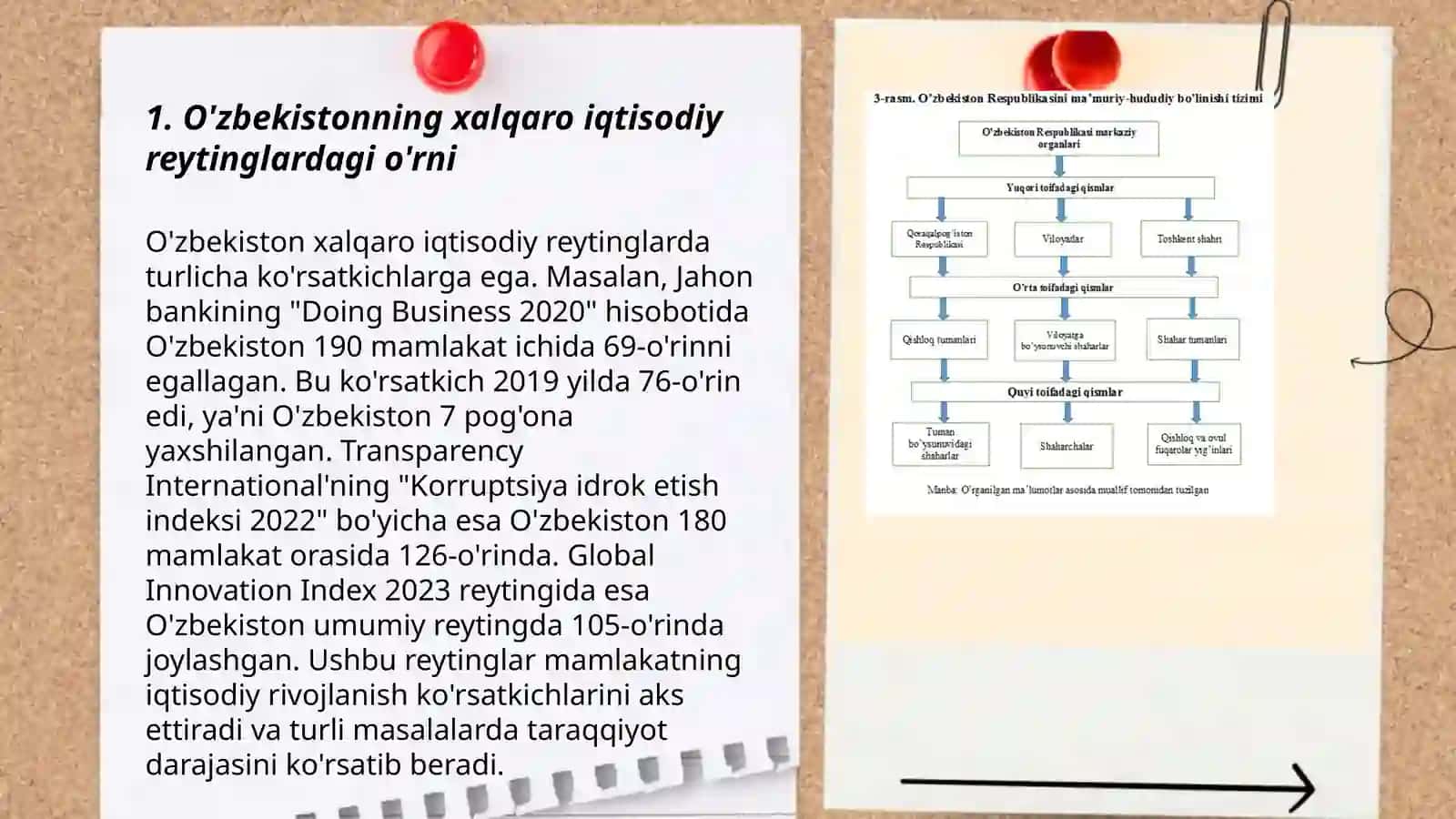Iqtisodiy va ijtimoiy sohadagi ustuvor halqaro reytinglar va ularga O’zbekistonning integratsiyalashuvi 3