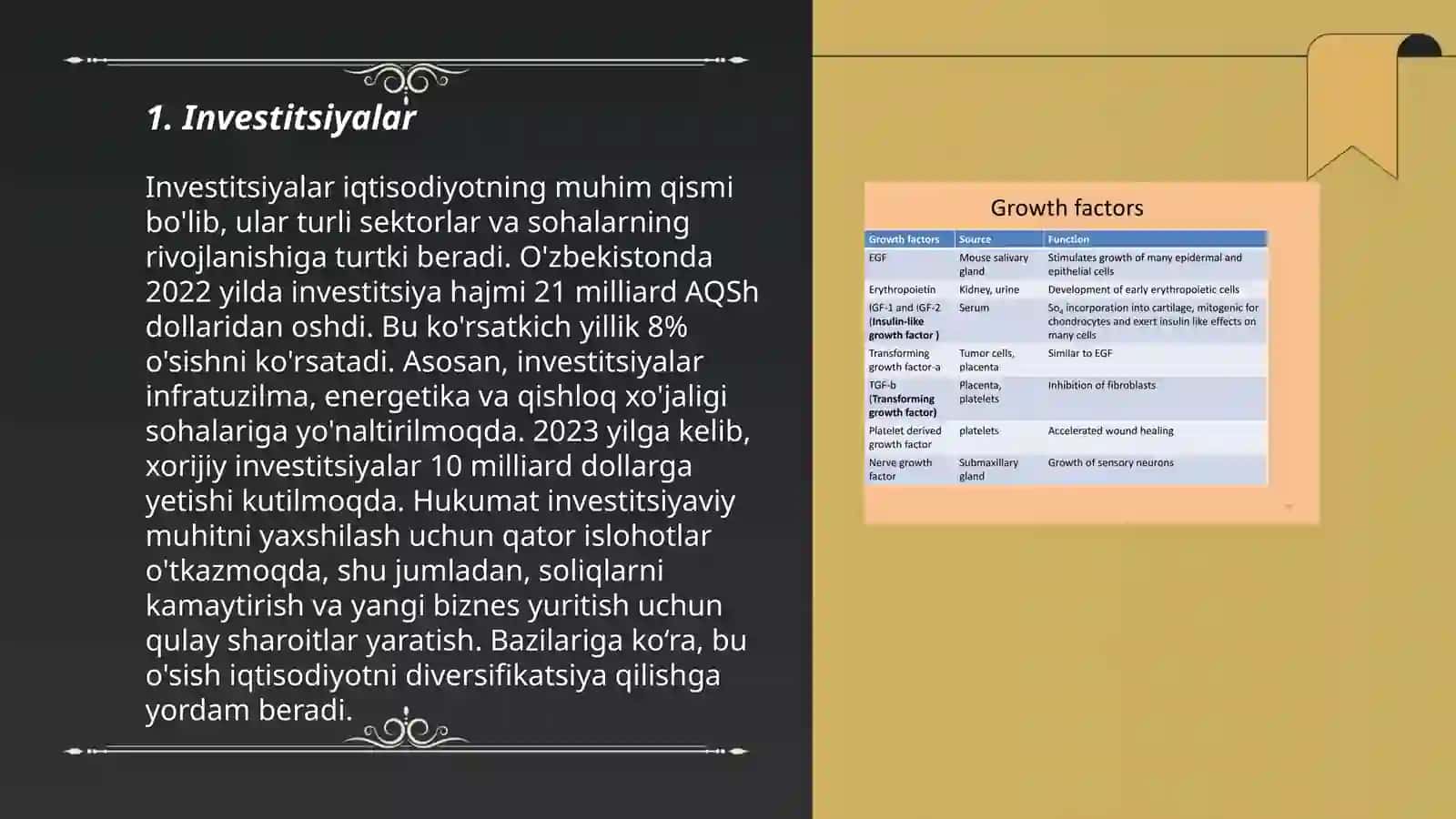 Investitsiyalar 3