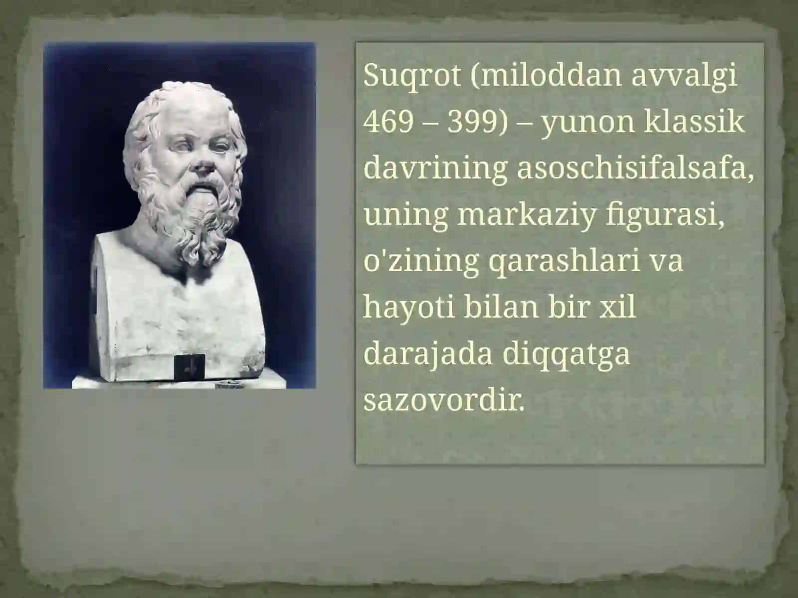 Suqrot falsafasi 3