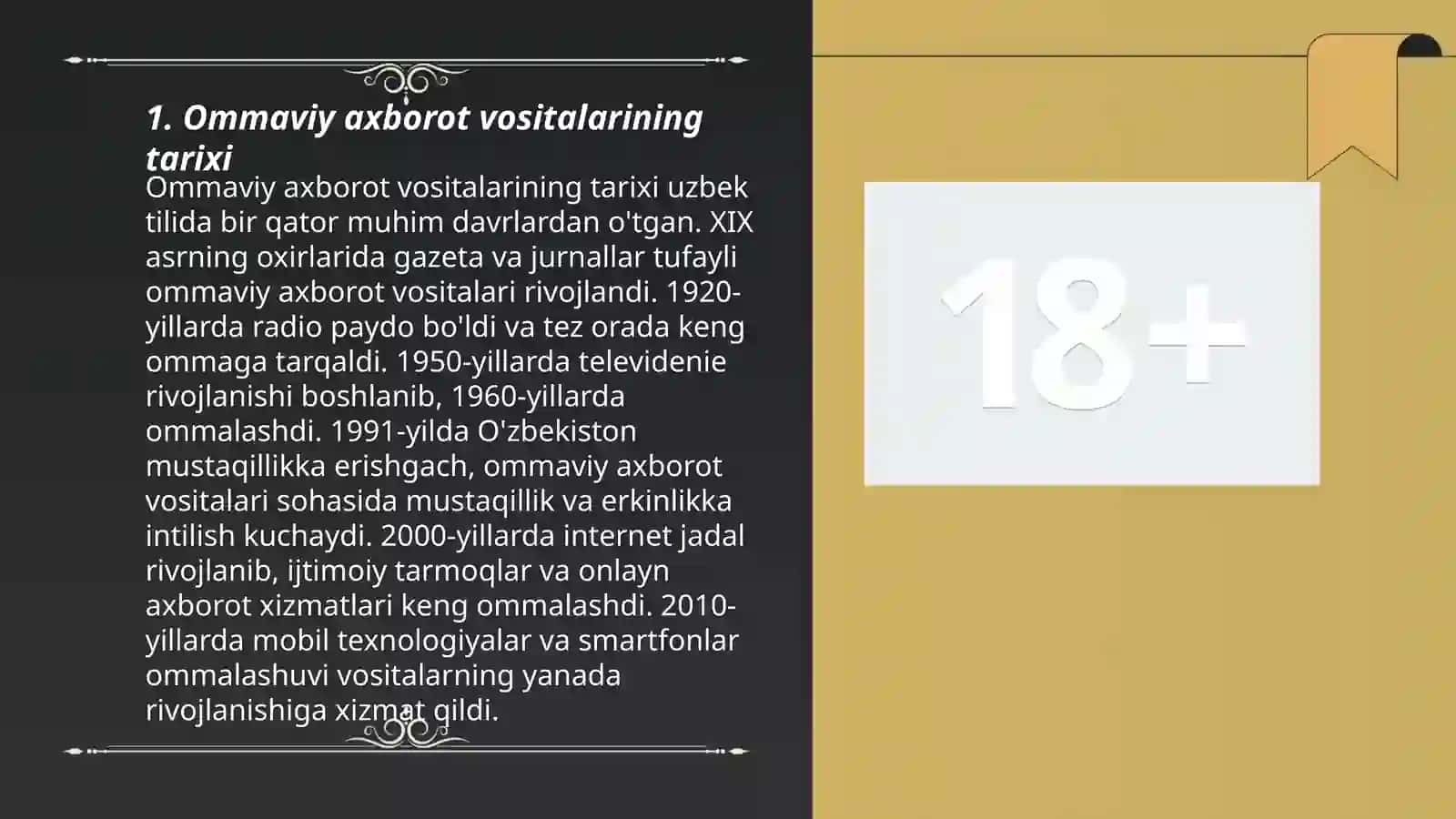 Ommaviy axborot vositalarining tarixi 3