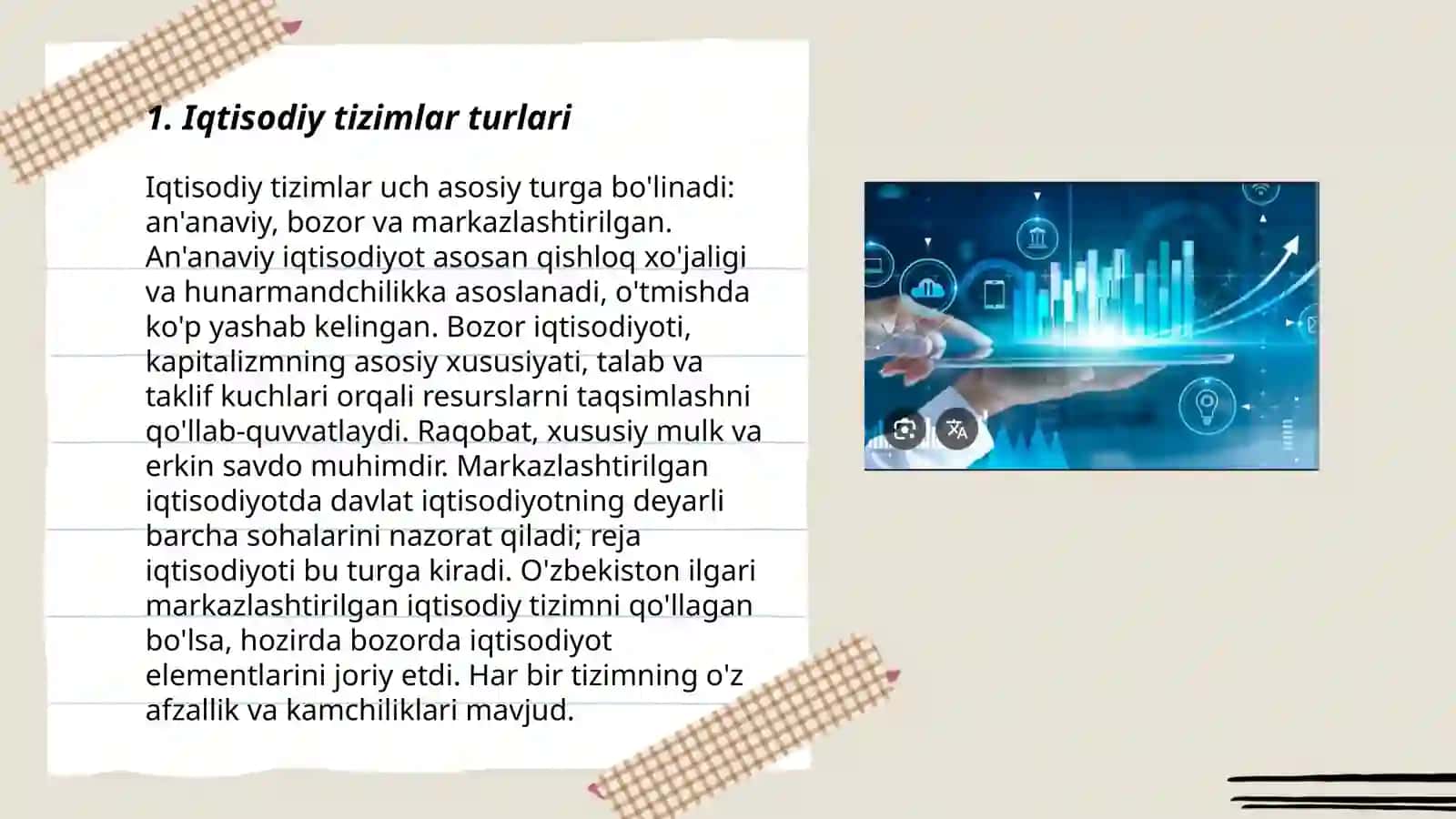 Iqtisodiy tizim va iqtisodiy munosabatlar 3