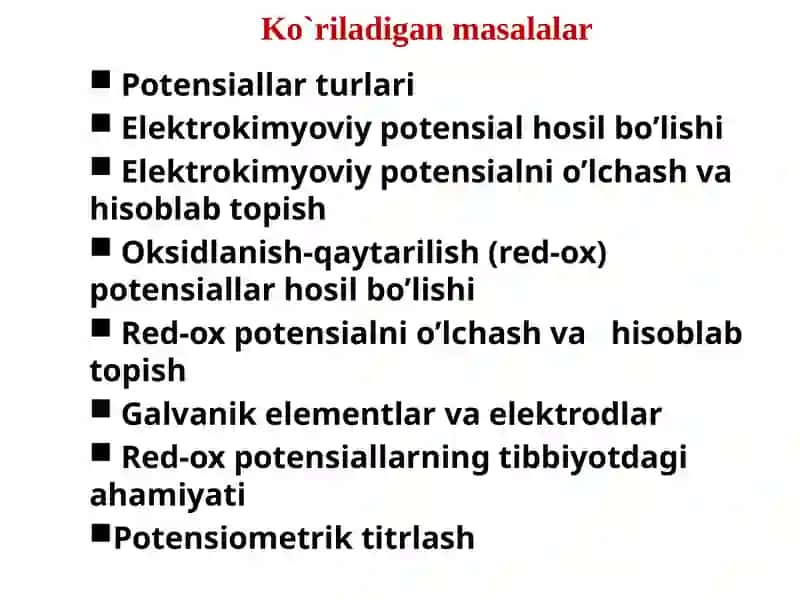 Organizmning oksidlanish-qaytarilish quroli 3