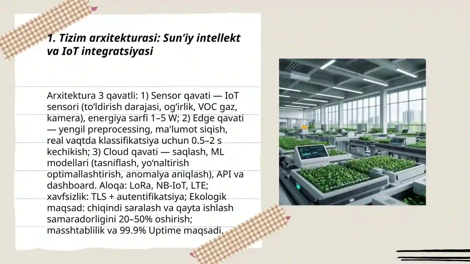 Smart-Eco-Sort: Sun’iy intellekt va IoT asosidagi intellektual chiqindi boshqaruvi tizimi 3