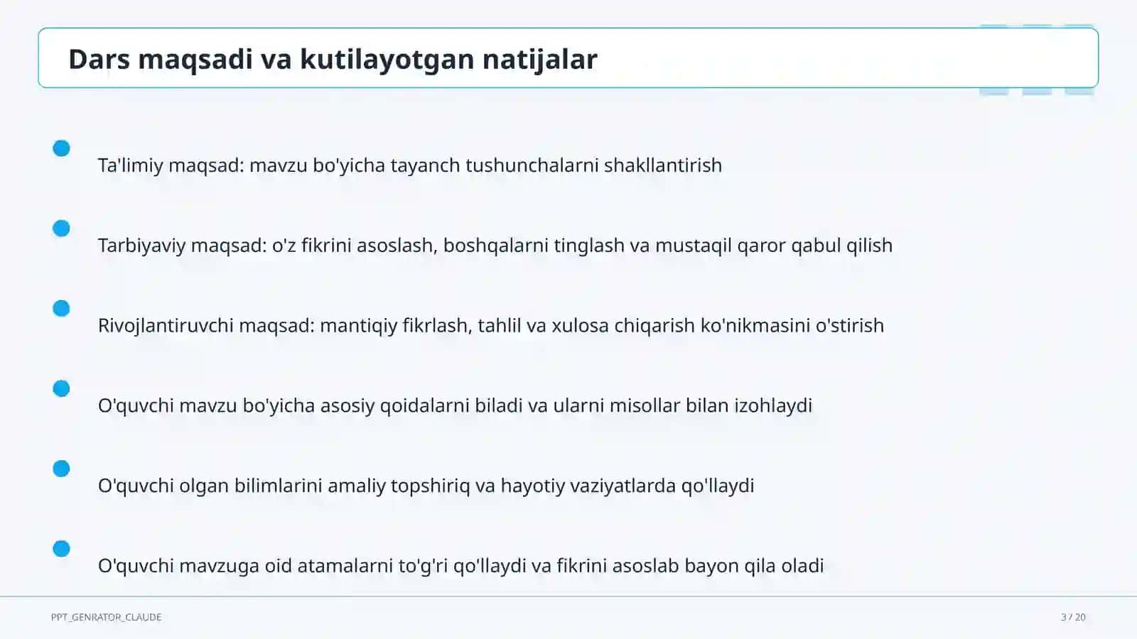 Qon aylanish va nafas olish organlari (4-sinf) 3