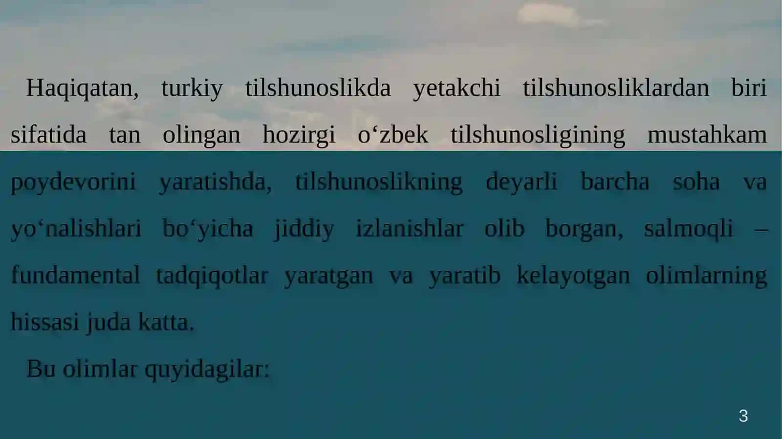 Oʻzbek ilmiy tilshunosligining shakllanishi 3