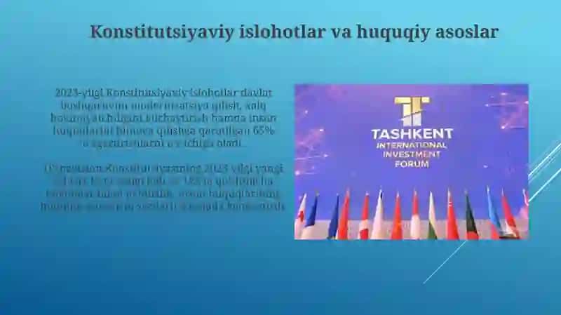 Yangi O‘zbekistonda inson haq-huquqlari va erkinliklari kafolatining yaratilishi 3