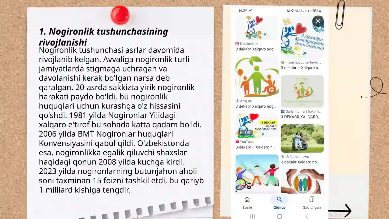 Nogironlik shunchaki suz bulgan xolat mavzusida vidio rolik 3