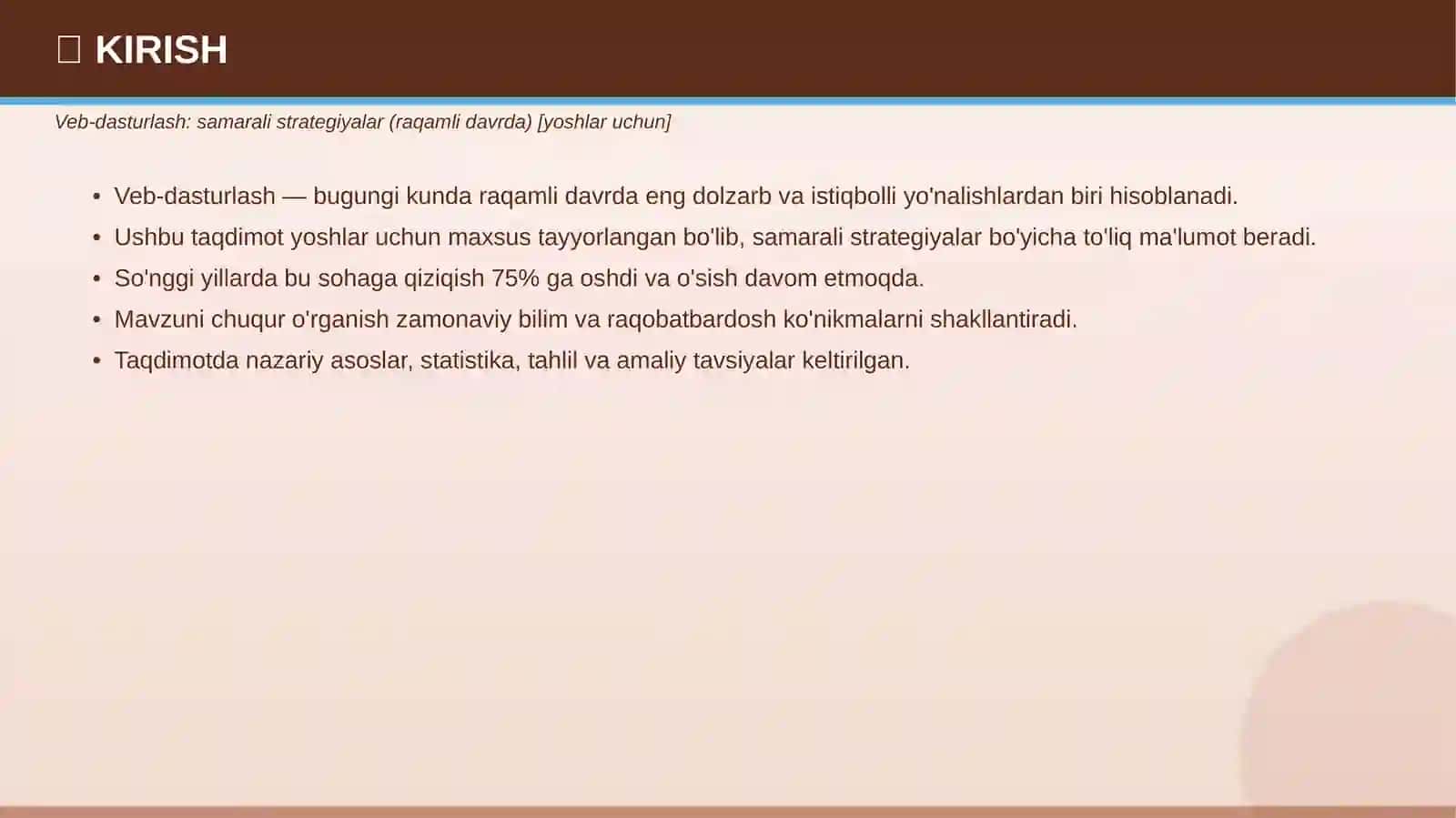 Veb-dasturlash: samarali strategiyalar (raqamli davrda) [yoshlar uchun] 3