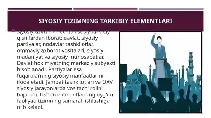 Siyosiy tizim 3