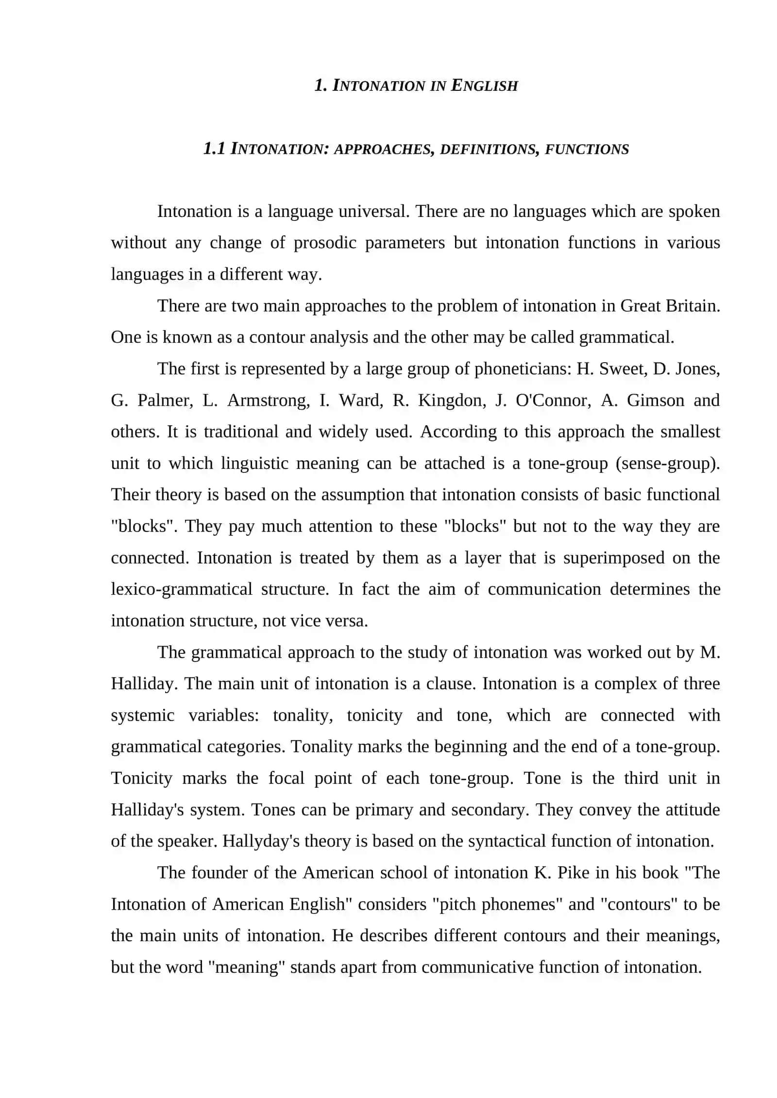 Intonation and its function 3