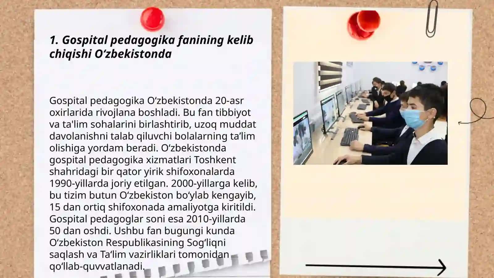 Oʻzbekistonda gospital pedagogika faning rivojlanish tarixi 3