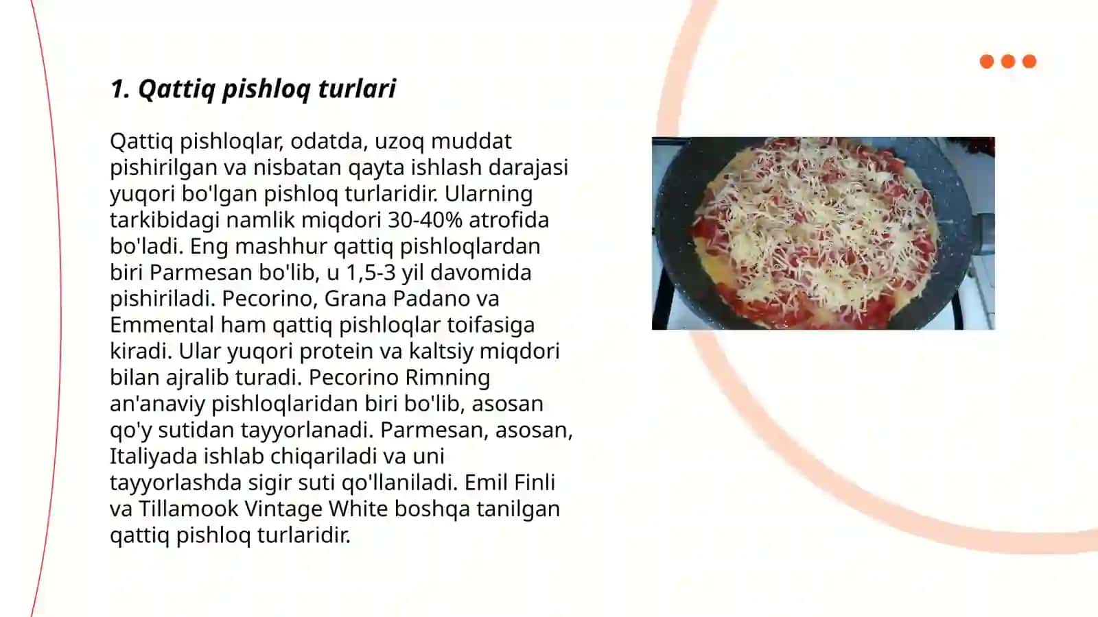 Qattiq pishloq turlari 3