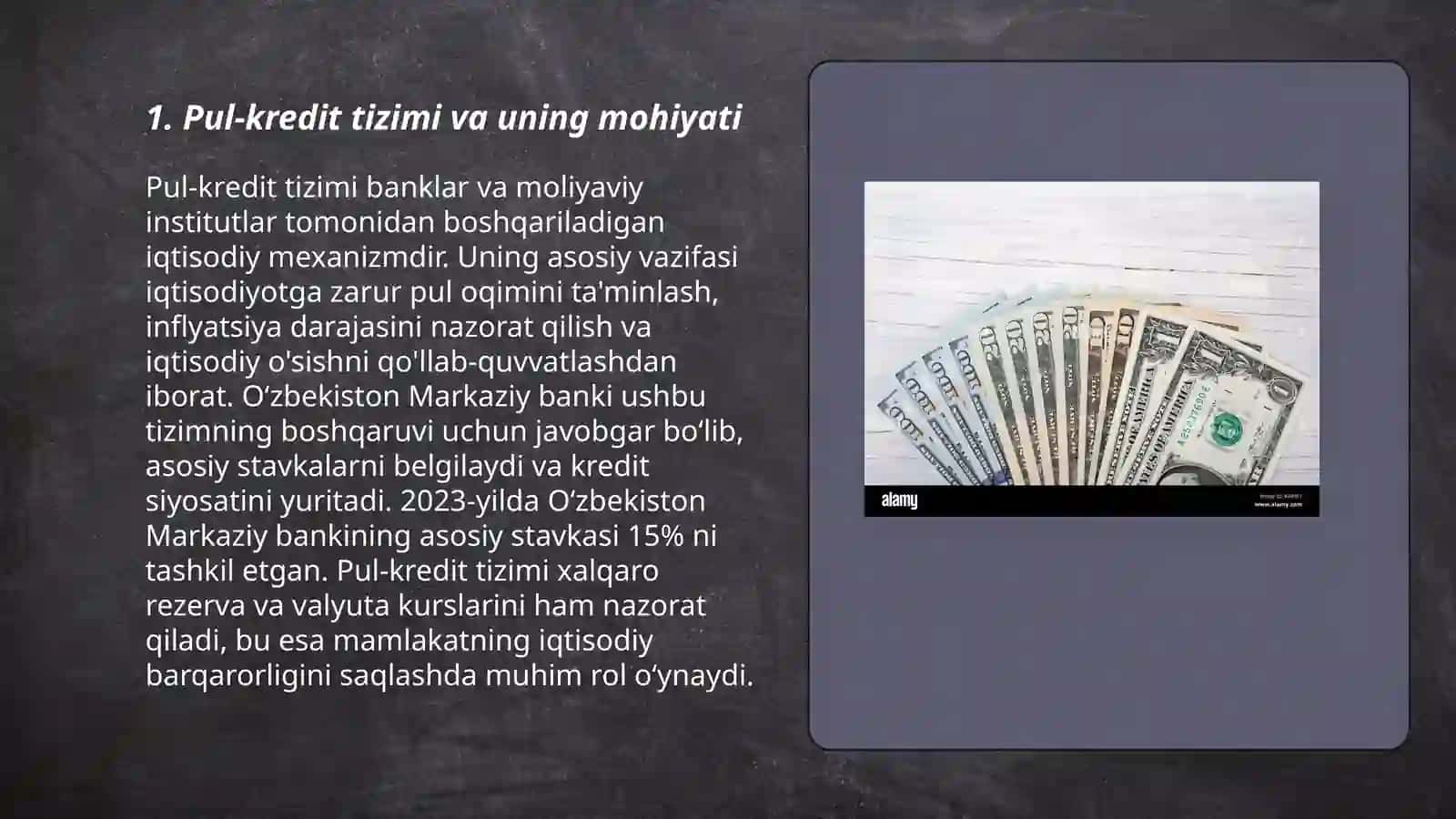 Pul-Kredit Tizimi. Banklar va Ularning Bozor Iqtisodiyotidagi Roli 3